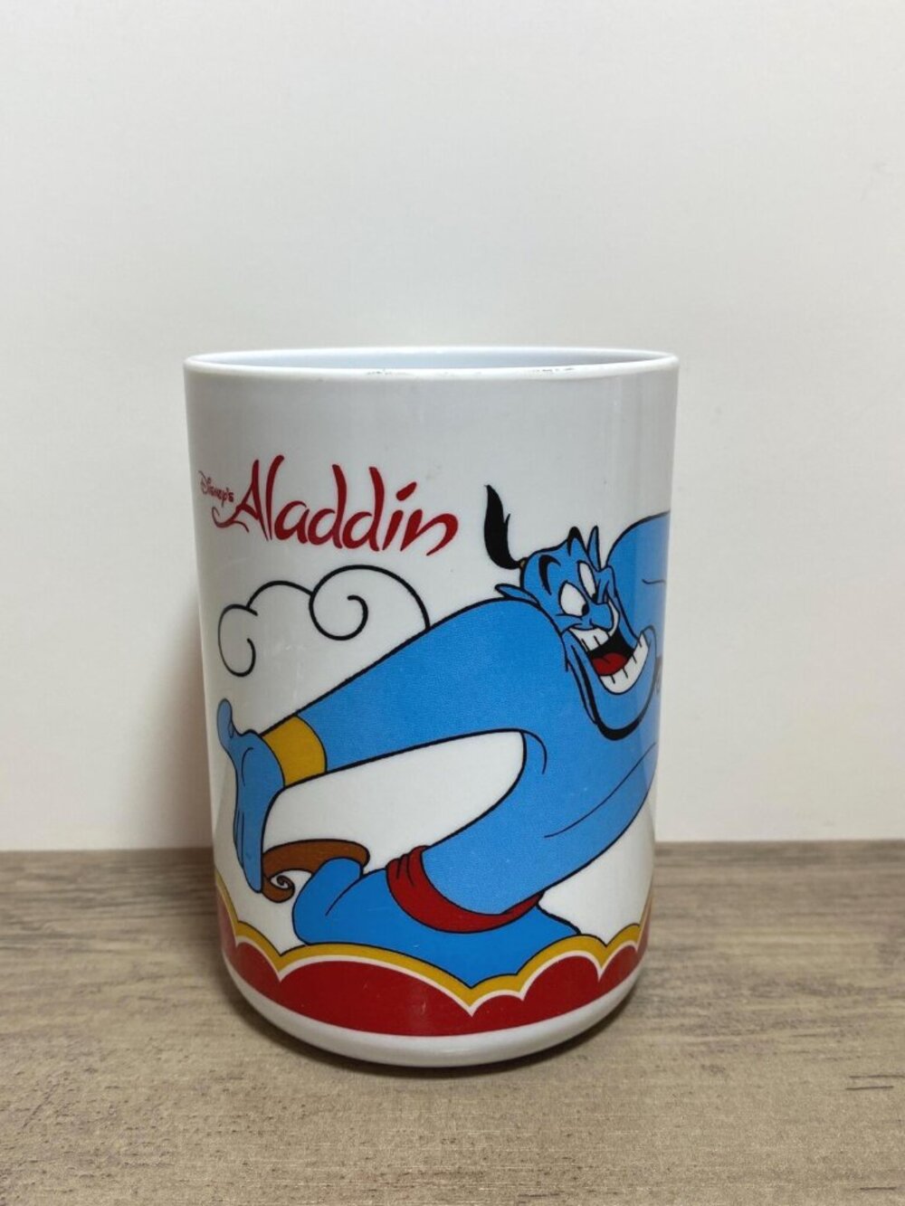 Vintage Aladdin Kibouki Plastic Kids Cup Bathroom Water Toothbrush Cup
